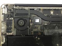 MacBookPro Retina 2012 水没修理